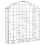 Vidaxx Gabion hvælvede 100x30x100 120 cm galvaniseret jern
