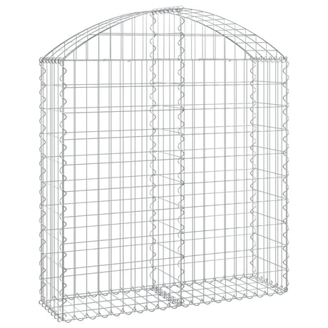 Vidaxx Gabion hvælvede 100x30x100 120 cm galvaniseret jern