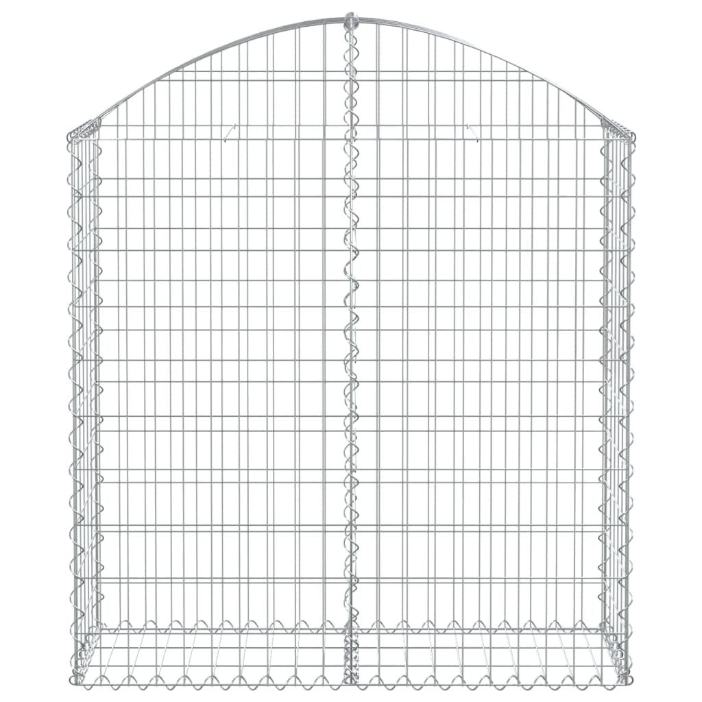 Vidaxx Gabion hvælvede 100x30x100 120 cm galvaniseret jern