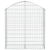 Vidaxx Gabion hvælvede 100x30x100 120 cm galvaniseret jern
