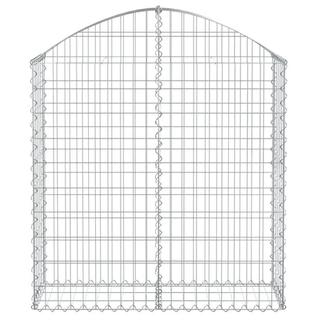 Vidaxx Gabion hvælvede 100x30x100 120 cm galvaniseret jern