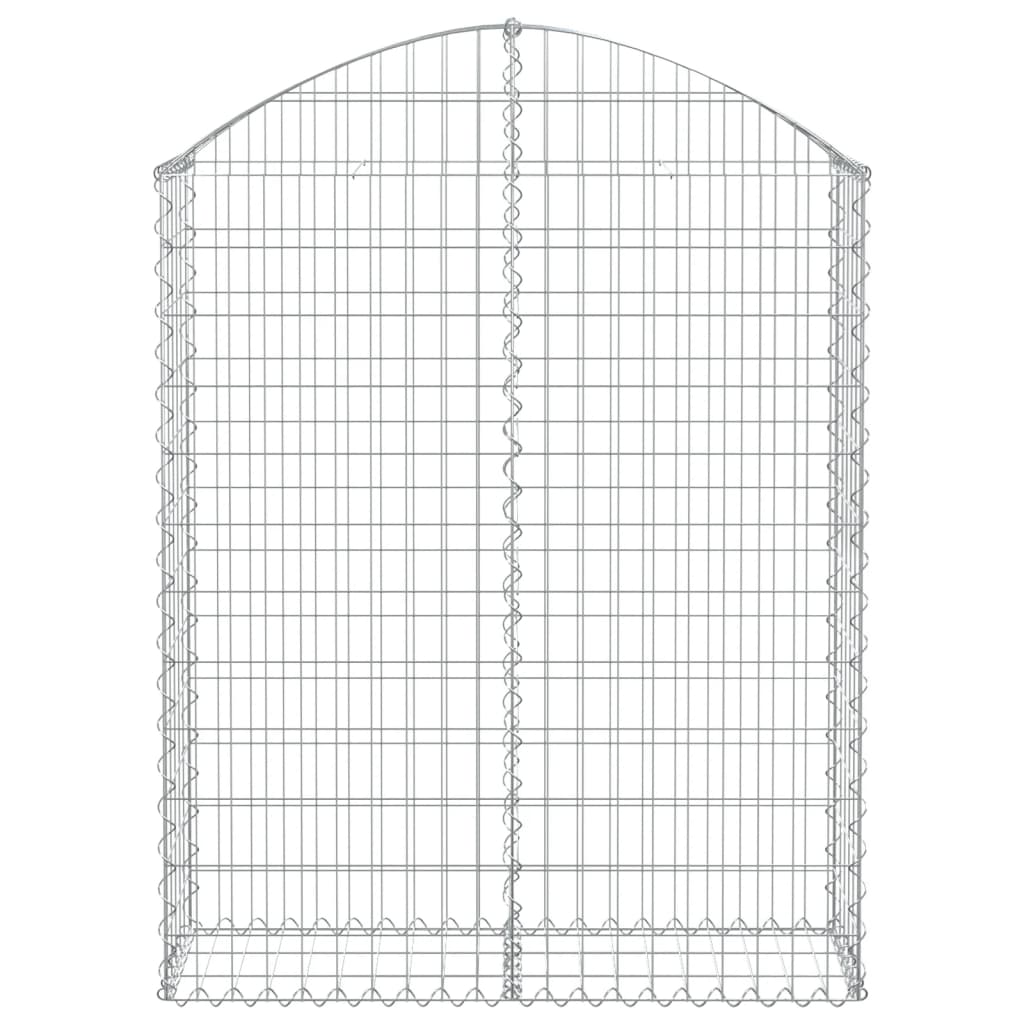 Vidaxx Gabion hvælvede 100x30x120 140 cm galvaniseret jern