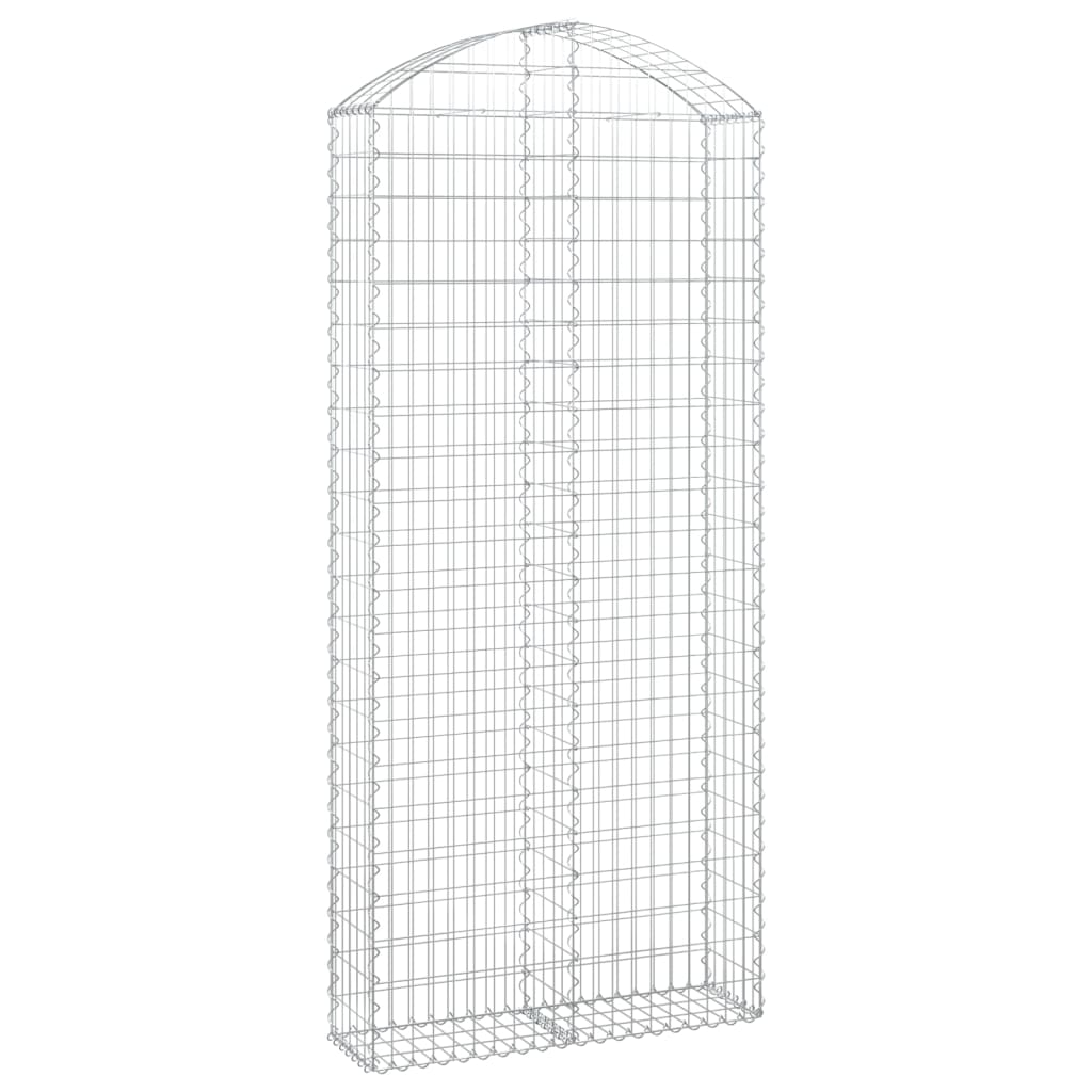 Vidaxx Gabion hvælvede 100x30x220 240 cm galvaniseret jern
