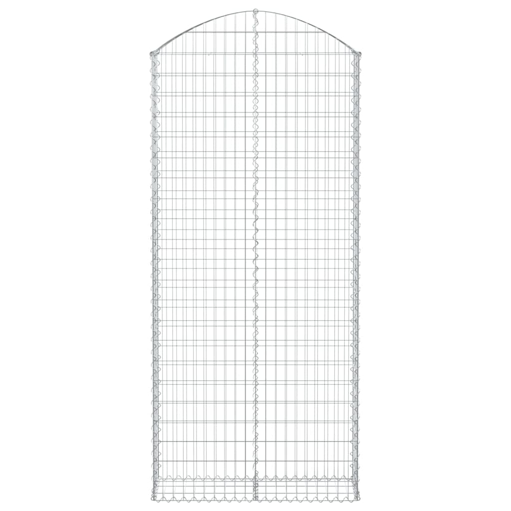 Vidaxx Gabion hvælvede 100x30x220 240 cm galvaniseret jern