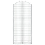 Vidaxx Gabion hvælvede 100x30x220 240 cm galvaniseret jern