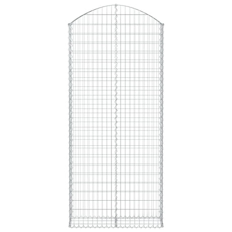 Vidaxx Gabion hvælvede 100x30x220 240 cm galvaniseret jern