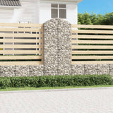 Vidaxx Gabion hvælvede 100x30x220 240 cm galvaniseret jern