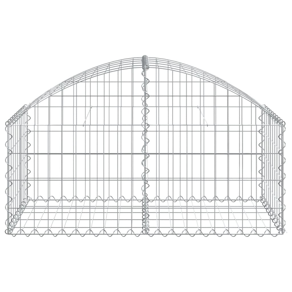 Vidaxx Gabion hvælvede 100x50x40 60 cm galvaniseret jern