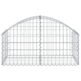 Vidaxx Gabion hvælvede 100x50x40 60 cm galvaniseret jern