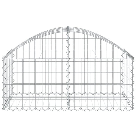 Vidaxx Gabion hvælvede 100x50x40 60 cm galvaniseret jern