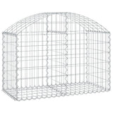 Vidaxx Gabion hvælvede 100x50x60 80 cm galvaniseret jern