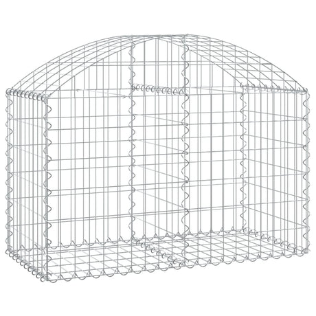 Vidaxx Gabion hvælvede 100x50x60 80 cm galvaniseret jern