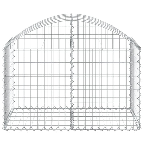 Vidaxx Gabion hvælvede 100x50x60 80 cm galvaniseret jern