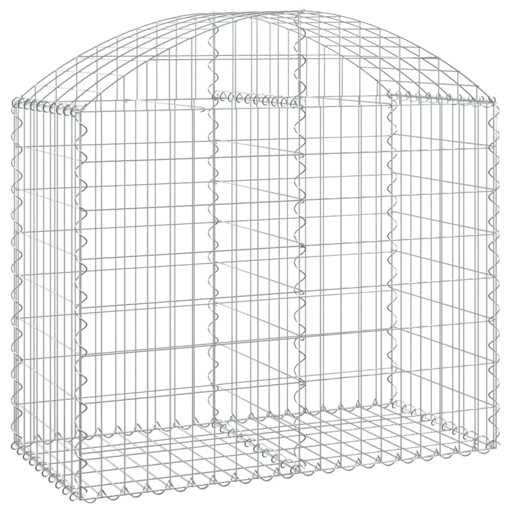 Vidaxx Gabion hvælvede 100x50x80 100 cm galvaniseret jern