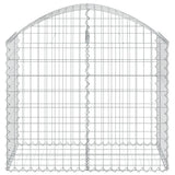 Vidaxx Gabion hvælvede 100x50x80 100 cm galvaniseret jern