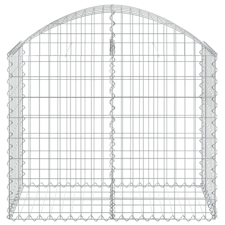 Vidaxx Gabion hvælvede 100x50x80 100 cm galvaniseret jern