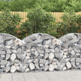 Vidaxx Gabion hvælvede 100x50x80 100 cm galvaniseret jern