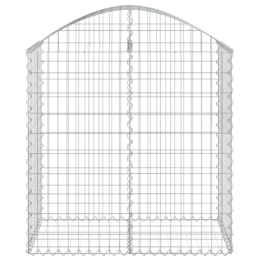 Vidaxx Gabion hvælvede 100x50x100 120 cm galvaniseret jern
