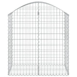 Vidaxx Gabion hvælvede 100x50x100 120 cm galvaniseret jern