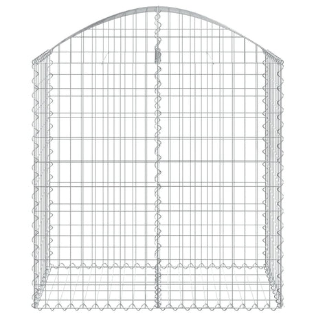 Vidaxx Gabion hvælvede 100x50x100 120 cm galvaniseret jern