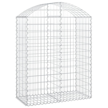 Vidaxx Gabion hvælvede 100x50x120 140 cm galvaniseret jern
