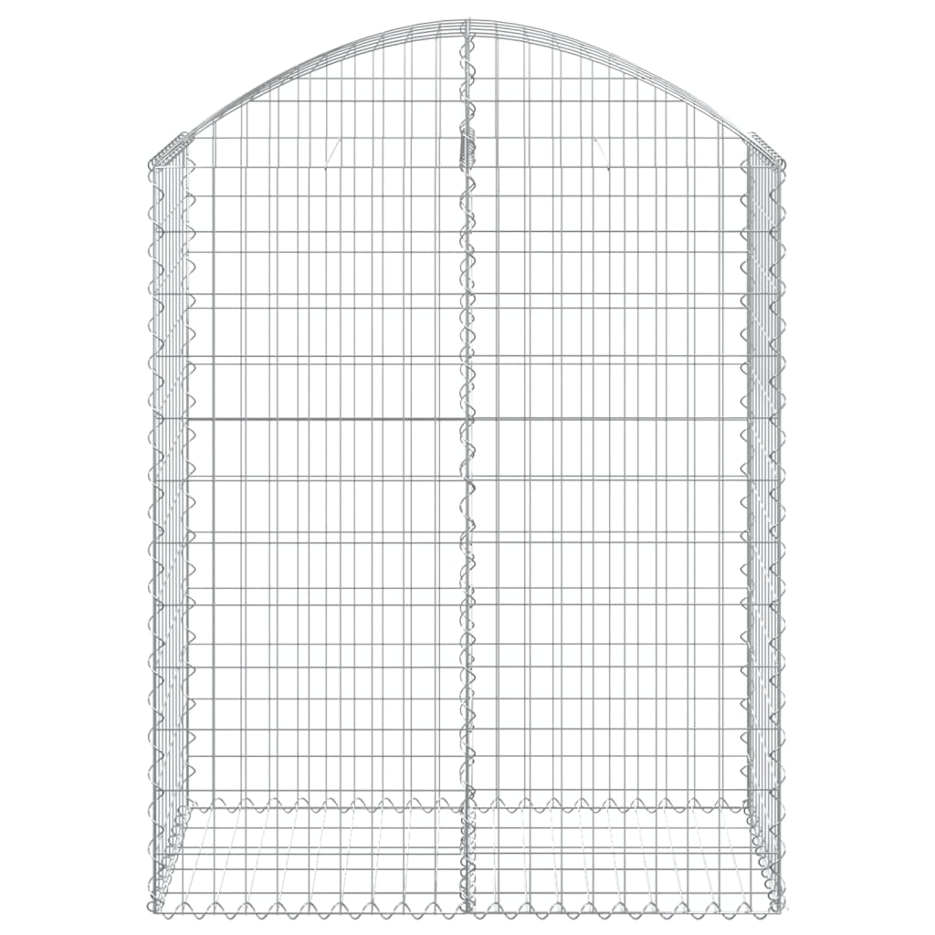 Vidaxx Gabion hvælvede 100x50x120 140 cm galvaniseret jern