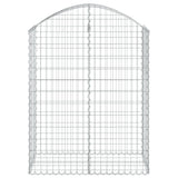 Vidaxx Gabion hvælvede 100x50x120 140 cm galvaniseret jern