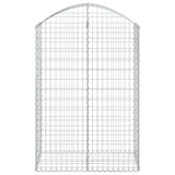 Vidaxx Gabion hvælvede 100x50x140 160 cm galvaniseret jern