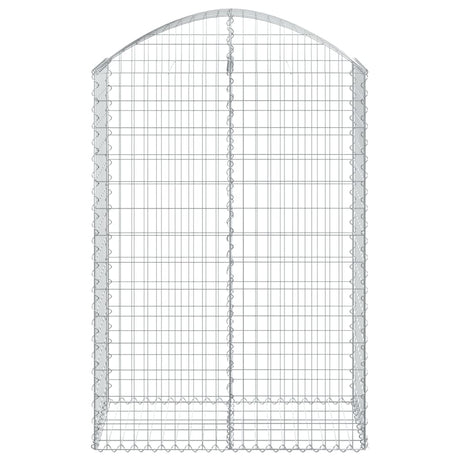 Vidaxx Gabion hvælvede 100x50x140 160 cm galvaniseret jern
