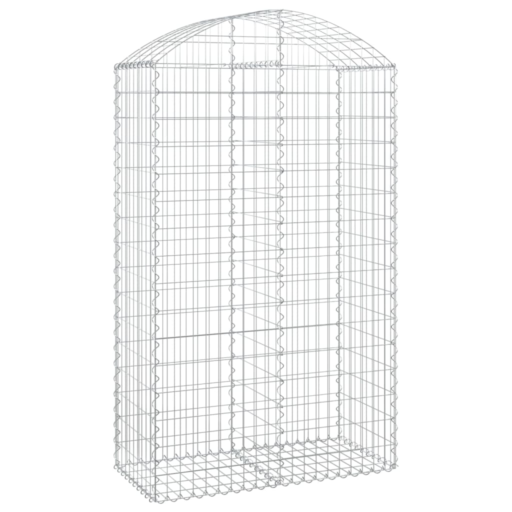 Vidaxx Gabion hvælvede 100x50x160 180 cm galvaniseret jern
