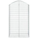 Vidaxx Gabion hvælvede 100x50x160 180 cm galvaniseret jern