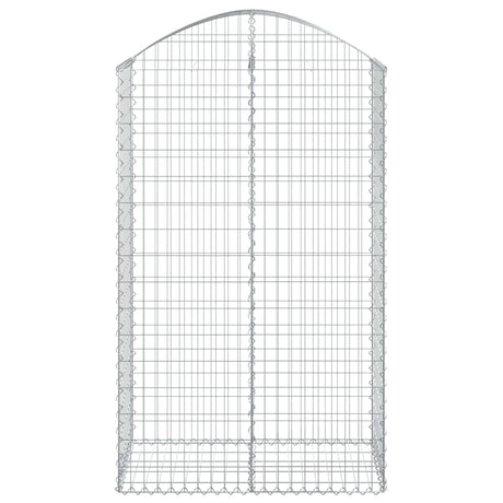 Vidaxx Gabion hvælvede 100x50x160 180 cm galvaniseret jern
