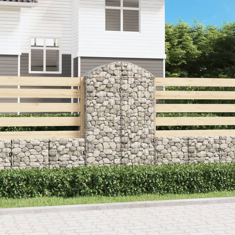 Vidaxx Gabion hvælvede 100x50x160 180 cm galvaniseret jern