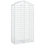 Vidaxx Gabion hvælvede 100x50x180 200 cm galvaniseret jern