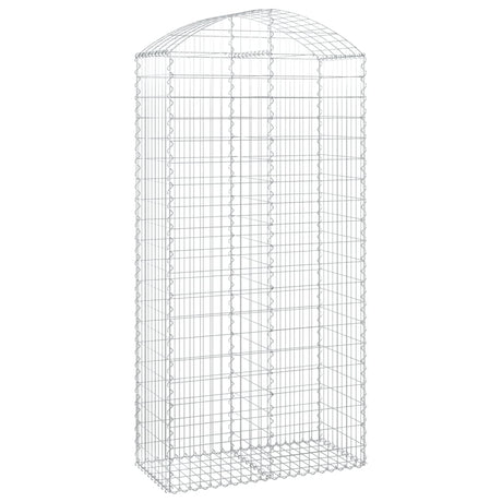 Vidaxx Gabion hvælvede 100x50x200 220 cm galvaniseret jern