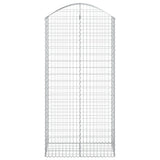 Vidaxx Gabion hvælvede 100x50x200 220 cm galvaniseret jern
