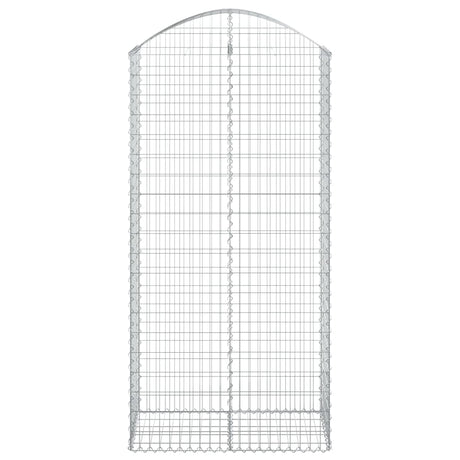 Vidaxx Gabion hvælvede 100x50x200 220 cm galvaniseret jern