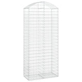 Vidaxx Gabion hvælvede 100x50x220 240 cm galvaniseret jern