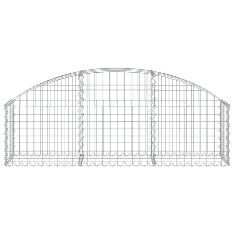 Vidaxx Gabion hvælvede 150x30x40 60 cm galvaniseret jern