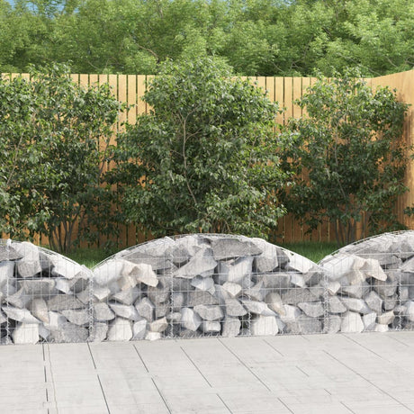 Vidaxx Gabion hvælvede 150x30x40 60 cm galvaniseret jern