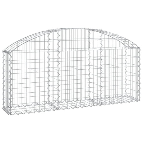 Vidaxx Gabion hvælvede 150x30x60 80 cm galvaniseret jern