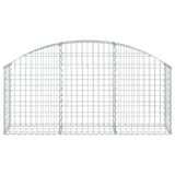 Vidaxx Gabion hvælvede 150x30x60 80 cm galvaniseret jern