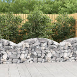 Vidaxx Gabion hvælvede 150x30x60 80 cm galvaniseret jern