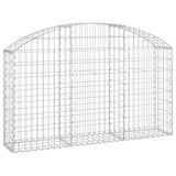 Vidaxx Gabion hvælvede 150x30x80 100 cm galvaniseret jern