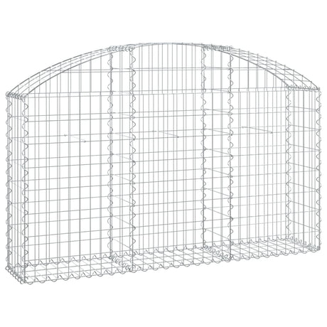 Vidaxx Gabion hvælvede 150x30x80 100 cm galvaniseret jern