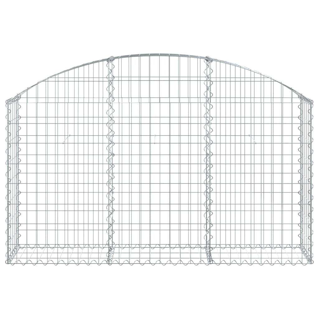 Vidaxx Gabion hvælvede 150x30x80 100 cm galvaniseret jern