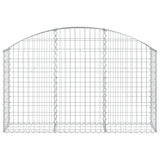 Vidaxx Gabion hvælvede 150x30x80 100 cm galvaniseret jern
