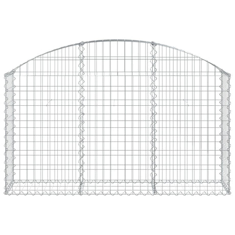 Vidaxx Gabion hvælvede 150x30x80 100 cm galvaniseret jern