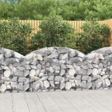 Vidaxx Gabion hvælvede 150x30x80 100 cm galvaniseret jern