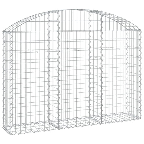 Vidaxx Gabion hvælvede 150x30x100 120 cm galvaniseret jern